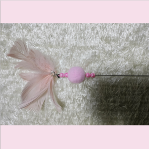 [SG Seller] Cat Lovely Toy Fairy Fun Teasing Chaser Wand Stick With Bell And Bite-Resistant Accessories