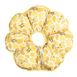 PAZNUL Cartoon Prints Pet Collar Anti-scratch Anti-lick Pet Protection Supplies Cute Waterproof Pet Sunflower Headgear