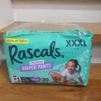 Rascal + Friends Premium Diaper Pants XXXL 17+ KG 44 Pants / XXL 15- 20 KG 50 Pants