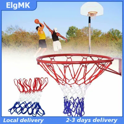ElgMK Standard Basketball Net Nylon Hoop Goal Standard Rim For basketball stands