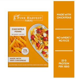 Pink Harvest Farms Chickpea Penne Pasta 200g (Gluten-Free High Protein Legume Based Pasta)