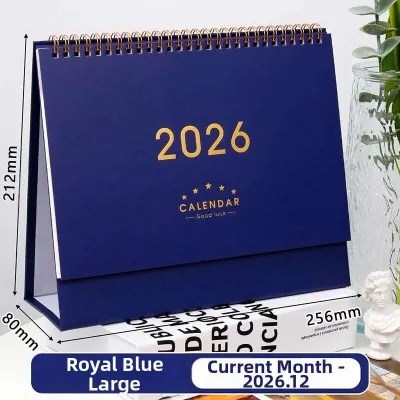 YUCHU | New Retro Creative Office Desk Calendar 2026
