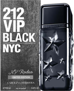 Nước hoa Nam Carolina Herrera 212 VIP Black NY Rodeo Limited Edition Eau de Parfum for Men của Spain chai 100ml edp