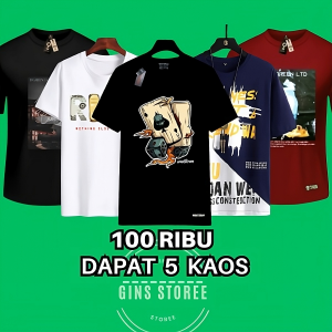 promo baju pria hanya 100ribu dapat 5 kaos distro pria dan wanita keren / kaos viral /kaos distro keren pria dewasa kaos baju pakean pria dewasa kekinian