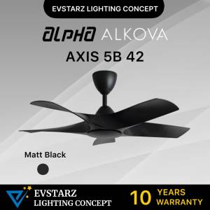 ALPHA ALKOVA AXIS 5B 56/48/42 Inches DC Motor Ceiling Fan with Remote Control
