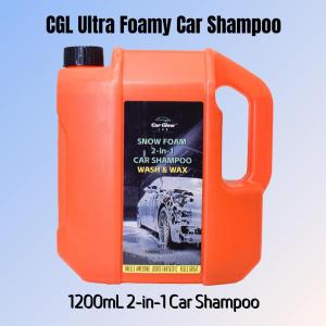 CGL Car Wash Shampoo [1.2L] Ultimate Nano Car Wash Foam Nano Snow Wash Shampoo For Car Wash Wax Sabun Kereta Cuci 2 in 1 Snow Foam Shampoo Car Wash Liquid Soap