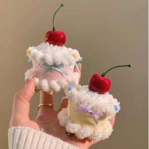 MillionGrid Dễ thương Bánh Anh đào kẹp tóc phụ nữ sinh nhật mũ nón kẹp tóc chụp ảnh bầu không khí cảm giác đạo cụ Phụ Kiện Tóc Quà Tặng