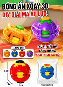 Đồ Chơi Bóng Xoay Biến Hình 3D Xoay 360 | Fidget Giảm Căng Thẳng Tăng Tập Trung Mini Cầm Tay