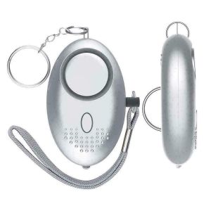 Emergency Alarm Keychain 140DB Loud Ear Piercing Siren Security Device With 85LM Bright LED Flashlight Portable Protection For Women Kids Elderly