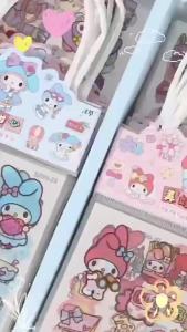 {SG Local} 3 In 1 Pack Portable  Sticker Pack Stationery Journal Material Cute Cartoon Stickers For Birthday & Festival Childrens Day Gift