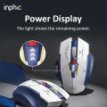 inphic F9 2.4G Wireless Mouse Rechargeable Sci-Fi Mecha Style Noiseless Clicks Mouse 2400dpi Optical Mice for Laptop PC type C fast charge. 