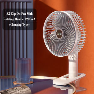 4-in-1 Mini USB Rechargeable Clip Fan Handheld Desk Electric Fan Portable Silent 3-Speed Adjustable 360° Rotating Small Fan⚡PH deliveryIn stock⚡