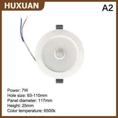 ❤❤❤Hot Sale HUXUAN Human Body Motion Sensor Spot LED Downlight Lamparas 220V Ceiling Light 5W 7W 9W Cold White Panel Light For Hallway Stair Depot