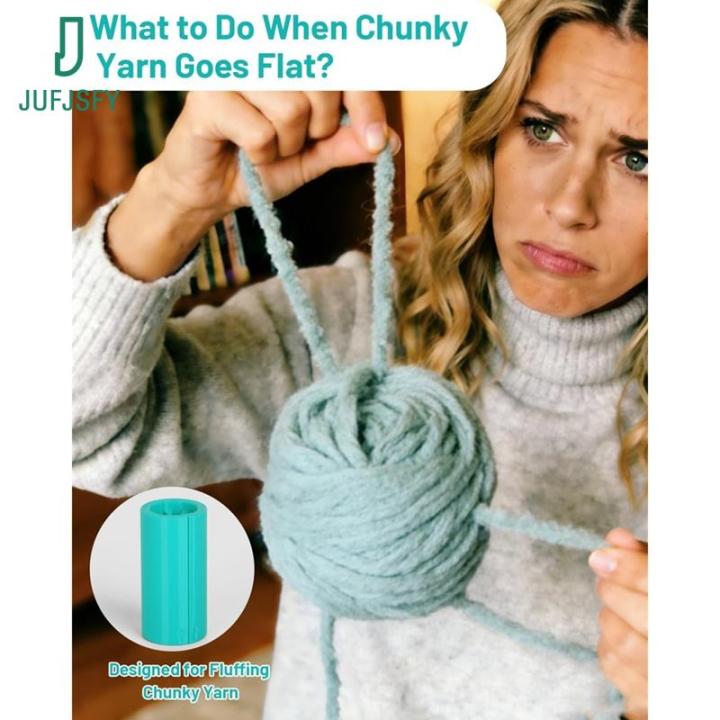 Chunky%20Yarn%20Fluffer%20Tool%20-%20Professional%20Yarn%20Fluffing%20&amp;%20Reviving%20Accessory%20for%20Bulky,%20Jumbo%20and%20Chenille%20Yarn%20-%20Image%205