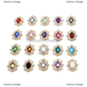 [COD] Fashion Change 27x31MM Oval Water Alloy Flower Plate Jewelry Accessories Diy Wedding Dress Bow Headwear Jewelry Accessories