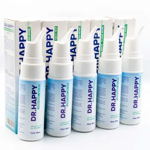 Dung dịch xịt mũi phun sương Dr.Happy 70 ml - Thông xoang, sạch mũi