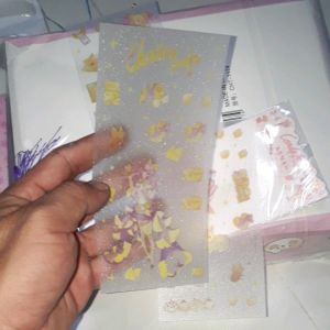 Sét 3 tờ hình dán trang trí công chúa kích thước 16x8 cm rất đẹp