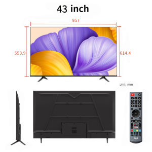R&R UHD Smart TV 55inch 43inch 32inch 4K Android TV Digital TV Frameless TV | Quantum Colors | GooglePlaystore | HDR10
