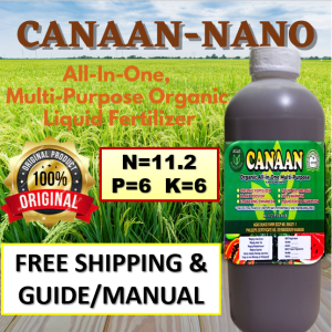 CANAAN ORGANIC LIQUID FERTILIZER 1 gallon
