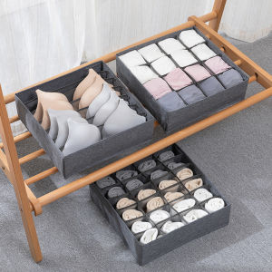 Sock Organizer Underwear Organizer Bra Organizer Drawer Dividers Collapsible Drawer Organizer Closet Storage Box for Ties Pantries Socks Bras
