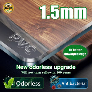 ✨100% Food-grade✨thick 2.5mm tpu plastic table cover Oil-proof/scald-proof/waterproof/No deformation pvc table cloth pvc table mat transparent table mat protector 透明桌垫