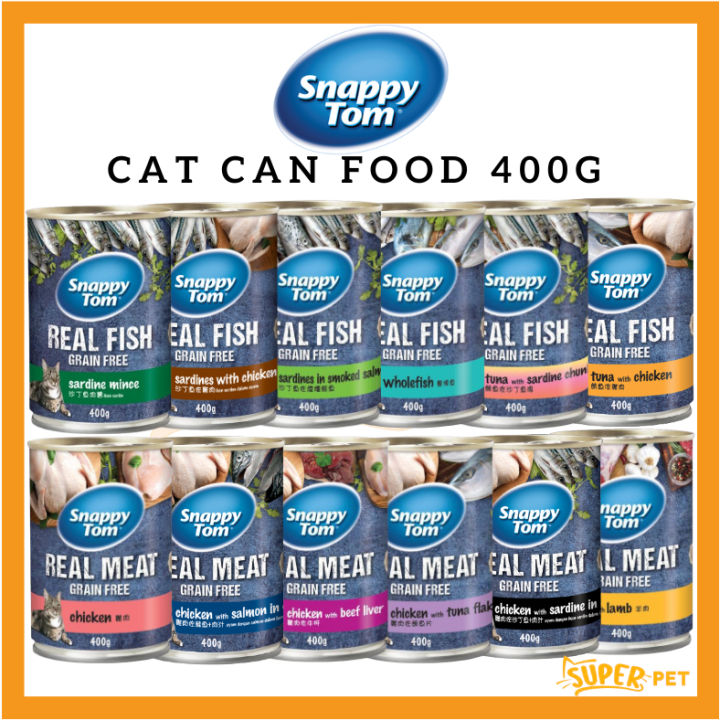 Snappy Tom Cat Canned Wet Food 400g | Lazada