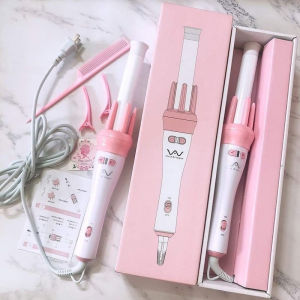 [Freeshipmax] Máy Uốn Tóc Tự Động Xoay 360 Độ Vivid & Vogue Máy Làm Lọn Tóc Xoăn Sóng Nước Thông Minh Nhiệt Độ Cố Định Không Gây Hư Hại Cho Tóc Làm Tóc Xoăn Nhanh Và Hiệu Quả Tức Thì.