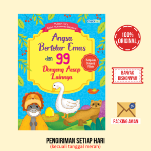 Buku Cerita Anak Angsa Bertelur Emas & 99 Dongeng Aesop Lainnya