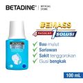 Betadine Obat Kumur 100 ml - Penghilang Bau Mulut dan Sariawan. 