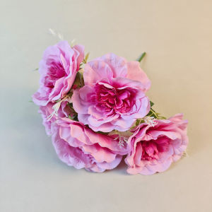 Tanaman Hias Bunga Artifisial Kembang Mawar Tangkai Plastik Anti Layu Dekorasi Pajangan Rumah COD PBP228