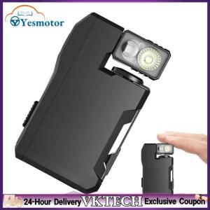 【Local Shipment】 Flat Pocket Flashlight 400 Lumens Mini Flashlight Magnetic Pocket Mini Light 180  Rotating Head for Outdoor Home Emergencies