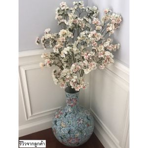 ดอกซากุระ ดอกไม้ประดิษฐ์ Artificial Sakura ซากุระปลอมก้านยาว ดอกไม้ปลอมแต่งบ้าน