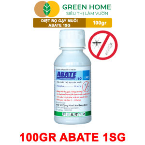 Chế Phẩm Diệt Bọ Gậy Muỗi GreenHome Abate 1SG Chai 100Gr Ngăn Ngừa Bệnh Sốt Xuất Huyết Sốt Rét