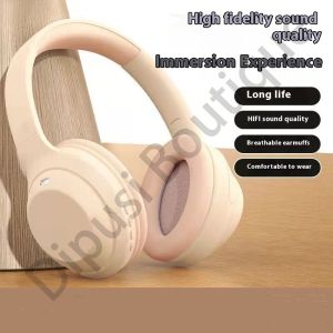 Black Pink Khaki Headset Bluetooth Wireless Headphones Gaming Noise-canceling Earphones Wired Computer Headset Sports Running Exercise Music Learn Good Sound Quality Noise Cancellation Reduction with Microphone Long Battery Life Gaming Earbuds