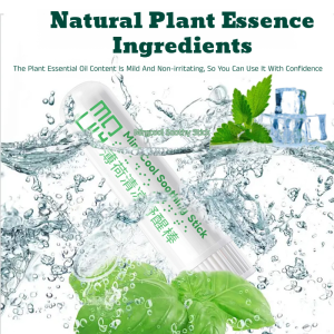 Peppermint Energy Stick Nasal Revitalizer Menthol Crystals Inhaler For Instant Refreshment Natural Aroma Therapy Fatigue Relief During Work Or Travel