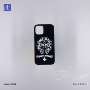 Case Iphone 3D Softcase Casing Hearts Black 11 12 13 14 Pro Max 7Plus XR X XS MAX 7 8 Plus Anti Crack Pattern