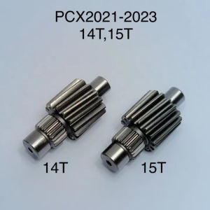เฟืองท้ายแต่งPCX160 ปี 2021ขึ้นไปเบอร์ 14T 15T งานชุบแข็งอย่างดี รับประกัน ไม่หอน ไม่แตก เลือกขนาดด้านใน เฟืองท้ายแต่ง PCX160 (2021) ตัวขับ 14ฟัน / 15ฟัน Nmax Aerox เฟืองท้ายpcx160 เฟืองขับเบอร์14-15ฟันใส่pcx160และจีออโน่