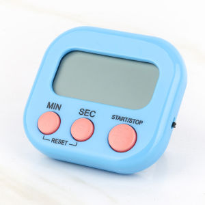[✅SG Ready Stock]LCD Digital Kitchen Timer Cooking Baking Oven Timer Loud Alarm Clock Magnetic Countdown With Back Stand Mini Portable Electronic Digital Stopwatch Timer Reminder