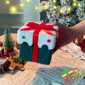 Creative Christmas Packaging High-end Thickened Velvet Christmas Gift High-value Candy Gift Empty