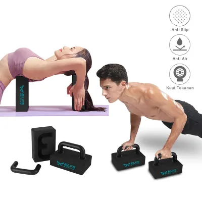 Yoga Block Bricks Pilates Multifungsi Push Up Stand Gym Fitness