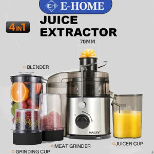 E-Home 4 in 1 Juice Extractor HY-2903 Juicer Blender Multi High Speed 1200 Watt BPA Free