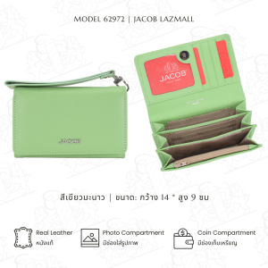 JACOB กระเป๋าสตางค์สตรี พร้อมสายคล้องมือ - รุ่น 62972