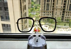 Hawaii Bộ Sưu Tập Thời Trang Avengers Tony Stark Bay 006 Kính Mát Phong Cách Nam Vuông Hàng Không Thương Hiệu Thiết Kế Kính Chống Nắng Khung Bạc Xanh Dương ống kính