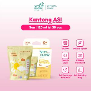 Vitaflow Kantong ASI 120ml Sun