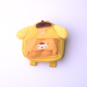Mini Sanrio Kuromi Small Schoolbag Pendant Creative Bag Decoration Keychain Mini Earphone Pocket Change Storage Bag