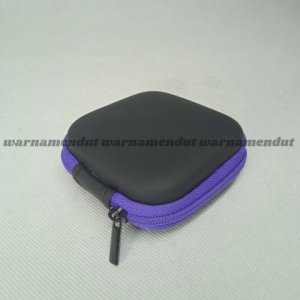 Travel Pouch Dompet Persegi Case Organizer Tempat Headset Koin WMO BC7