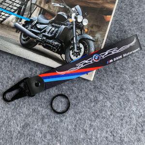 BMW Keychain Car Embroidered Keyring Motorcycle Nylon Leather Key Chain for BMW Ninet S1000XR F750GS F800GS F850GS G310GS R1200GS R1250GS E46 F30 E90 E60 F20 F10 E36 E39 E87 G30