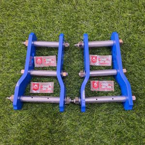 F-One Shark FOS Anting Shackle Adjustable ADJ Per Daun Lift Up Belakang Mitsubishi Triton / Athlete 2016-ON Premium