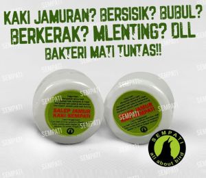 SEMPATI SALEP JAMUR KAKI BURUNG SEMPATI OBAT OLES KAKI BENGKAK KERAK LUKA BERSISIK BUBUL MURAI KACER DLL