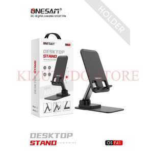 ONESAM HOLDER STAND HP OS F41 /DESKTOP HOLDER MEJA STAND HP LIPAT ANTI SLIP ALAS BERAT METAL PREMIUM